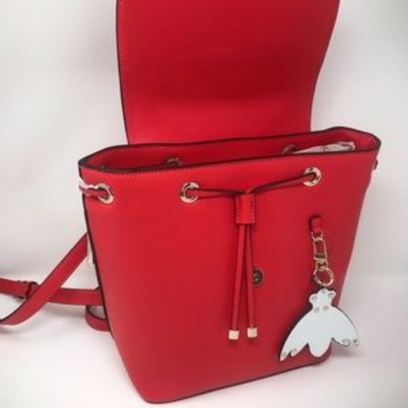 Guess Red Varsity Pop Backpack - Picture 4 of 7